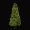 Pencil Tree - 7.5' H Mini Leaf - 650 Warm LED Lights