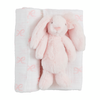 Mud Pie - Baby - Bow Swaddle Bunny Rattle Set - Findlay Rowe Designs