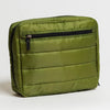 SCOUT - All-Inclusive Toiletry Bag - Green Puffer - Findlay Rowe Designs