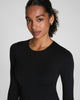 Spanx - SPANXsmooth Jersey Crewneck Long Sleeve Top - Black - Findlay Rowe Designs