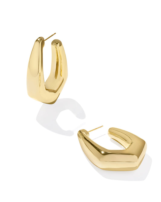 Kendra Scott - Earring - Kaia Hoop - Gold - Findlay Rowe Designs