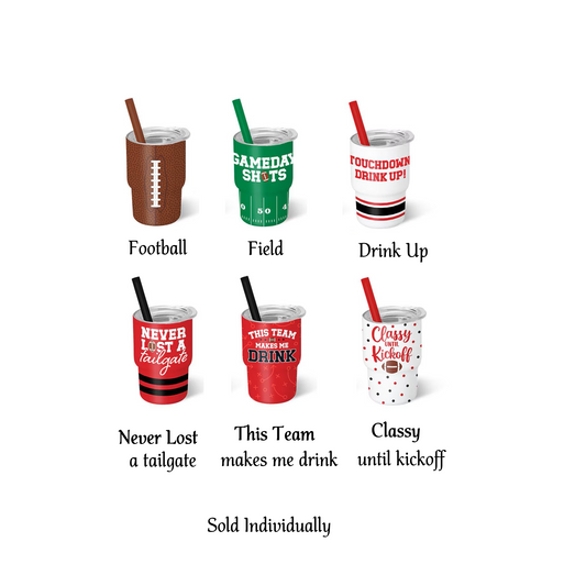 Swig - Swig Shots 2oz - Gameday Red Black - Findlay Rowe Designs