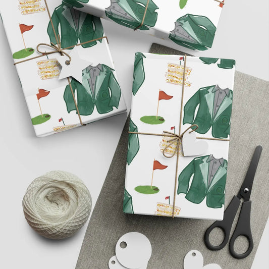Hey Y'all Party - Gift Wrap Roll - Masters Inspire - Findlay Rowe Designs