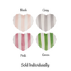 Stoneware Striped Heart Shaped Dish - Findlay Rowe Designs