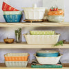 Vietri - Italian Bakers - Medium Square Bakers - Aqua