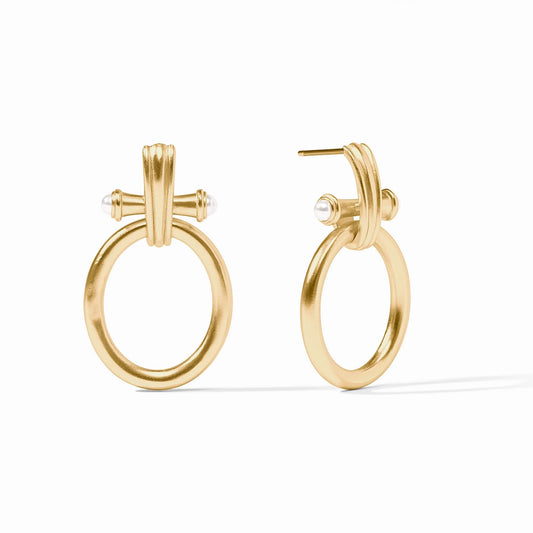 Julie Vos - Earring - Bamboo Doorknocker - Findlay Rowe Designs