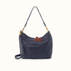 Hobo - Pier Shoulder Bag - Pebbled Leather - Ink Navy