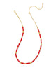 Kendra Scott - Necklace - Deliah Gold Strand - Red Mother of Pearl