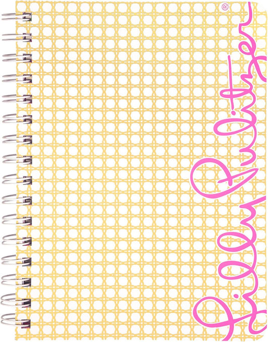 Lilly Pulitzer - Mini Spiral Notebook - Gold Caning - Findlay Rowe Designs