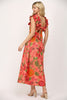 Dress - Midi CutOut Back - Elastic Shoulder - Findlay Rowe Designs