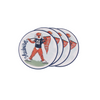Glory Haus - Collegiate Coasters - Set of 4 - Auburn