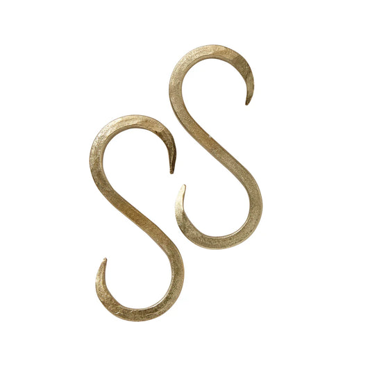 Hammered S Hook - Set Of 2 - Findlay Rowe Designs