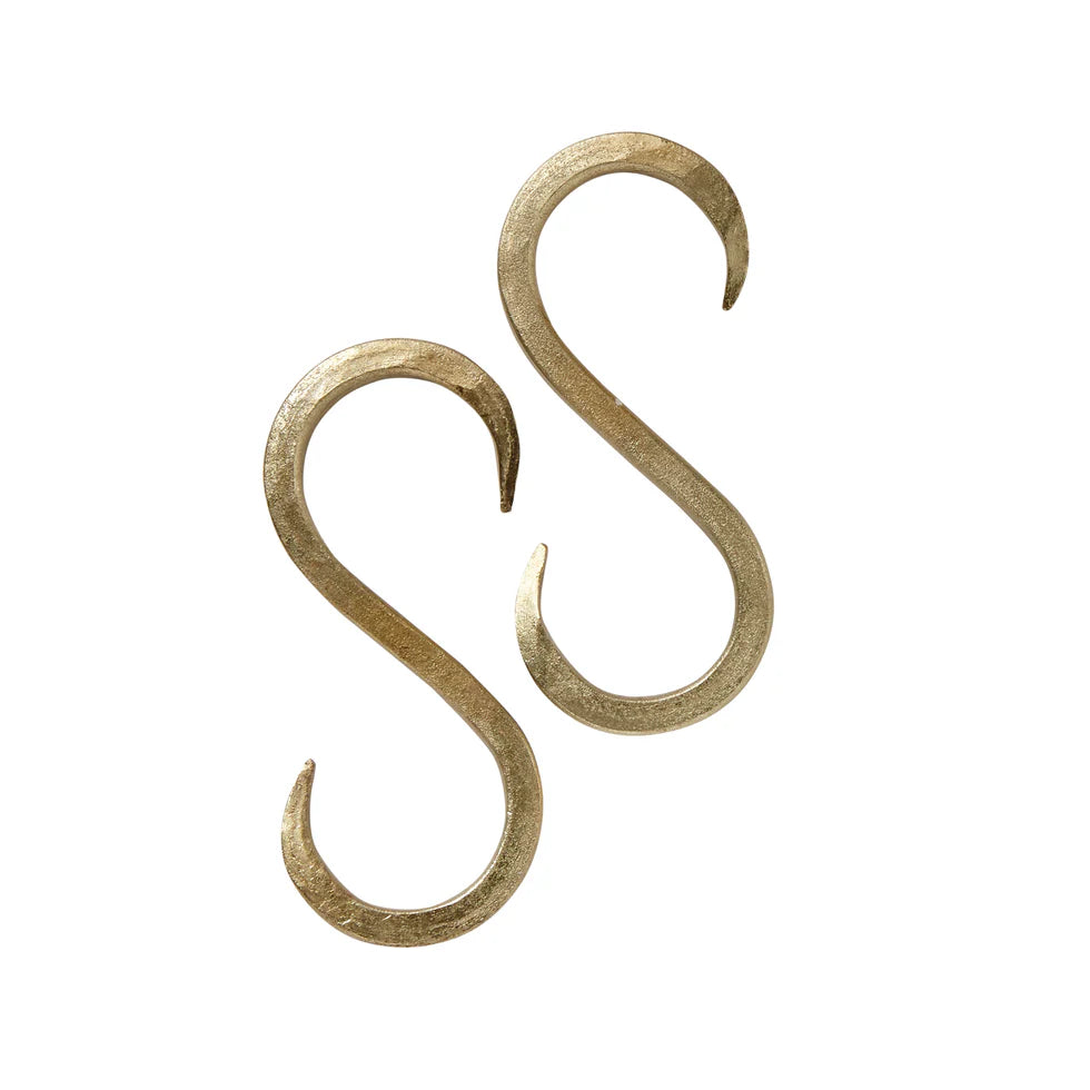 Hammered S Hook - Set Of 2 - Findlay Rowe Designs
