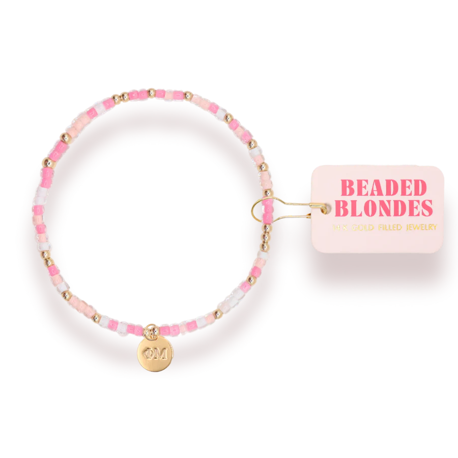 Beaded Blondes - Bracelet - Sprinkle Charm - Sorority - Findlay Rowe Designs