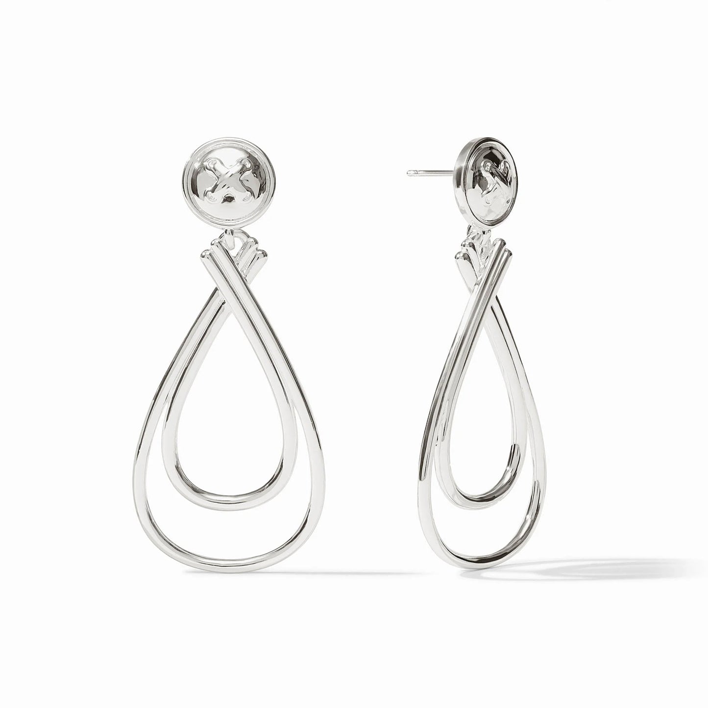 Julie Vos - Earrings - Essex - Silver