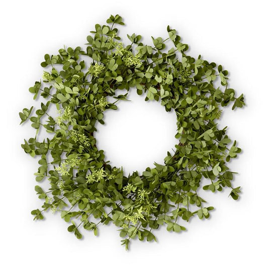 Wreath - 13 Inch Eucalyptus with Green Eva Leaves - Findlay Rowe Designs