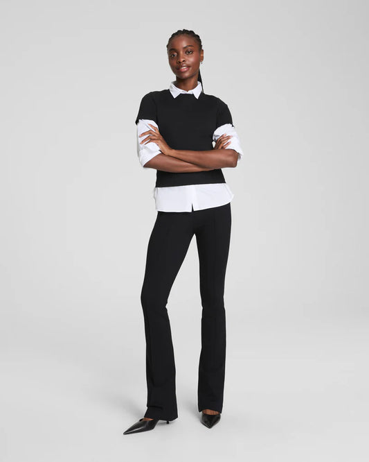 Spanx - Supersmooth PerfectFit Ponte Micro Flare Pant - Black - Findlay Rowe Designs