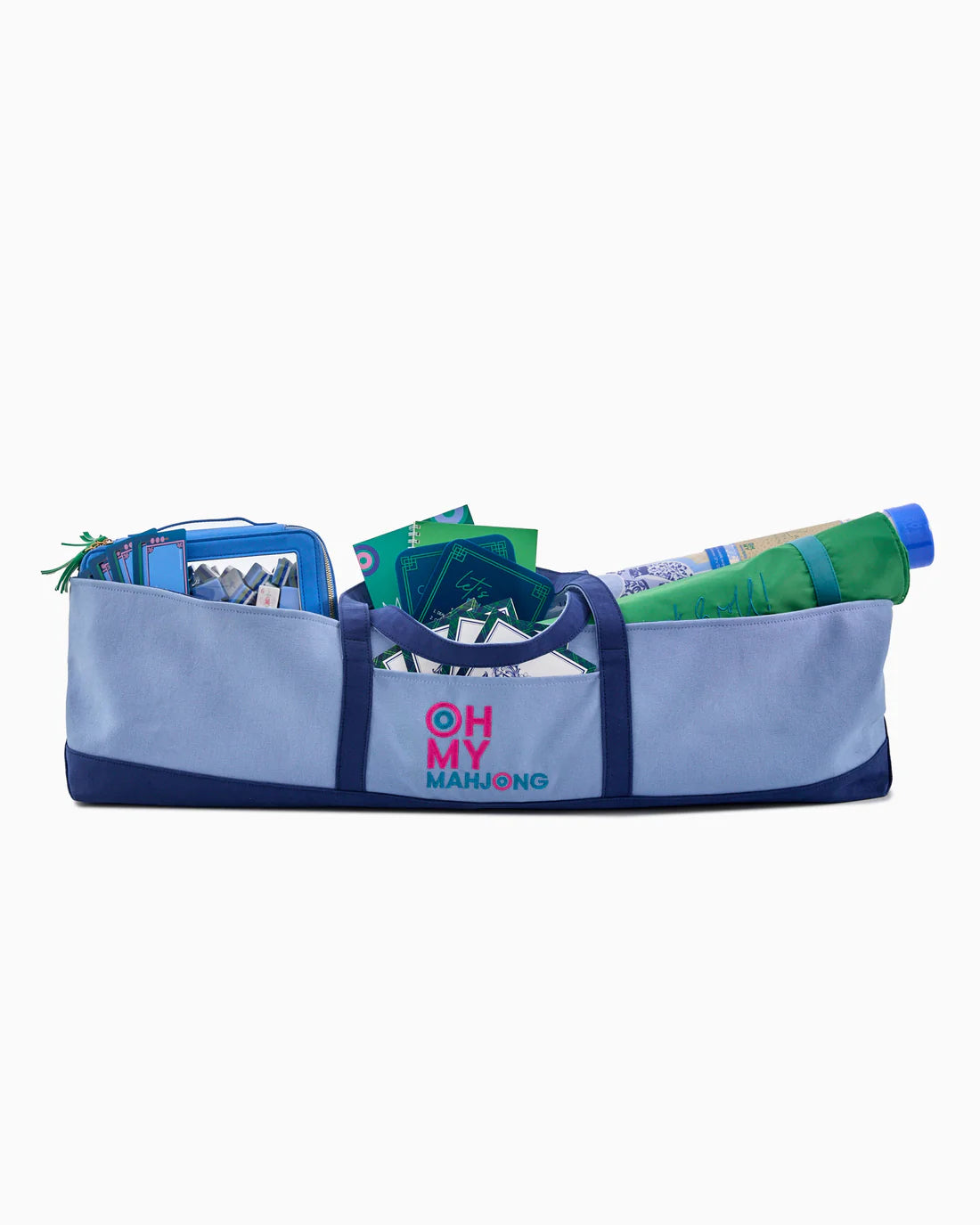 Oh My Mahjong - Mat Storage Bag - Blue - Findlay Rowe Designs
