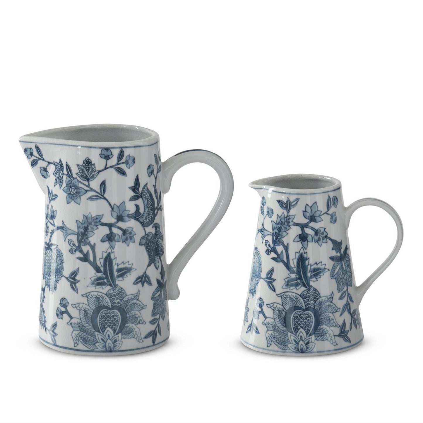 Chinoiserie Pitchers - Navy Blue& White - Findlay Rowe Designs