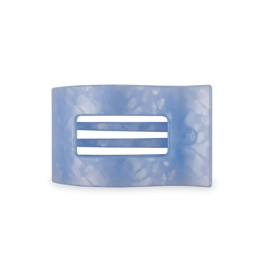Teleties - Medium Flat Rectangle Hair Clip - Blue Lagoon - Findlay Rowe Designs