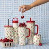 Stemless - 12oz Rifle Paper - Cherries - Findlay Rowe Designs