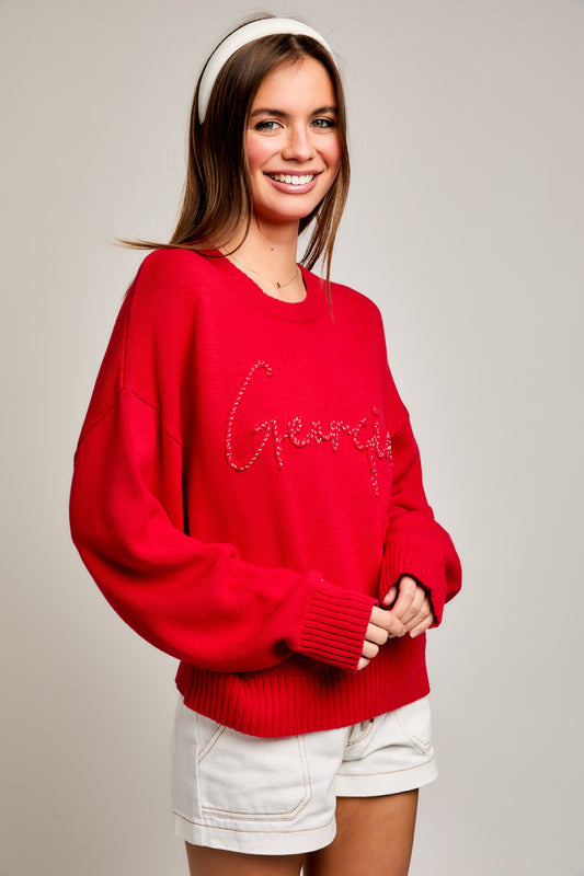 Top - Boxy Sweater - Georgia Sparkle - Findlay Rowe Designs