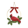 Mud Pie - Door Hanger  - Cardinal Tin