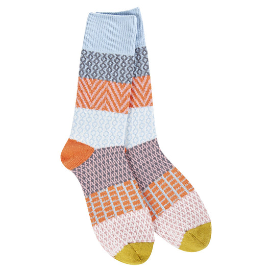 World's Softest Socks - Whimsical Gallery Textured Crew  - Whimsical