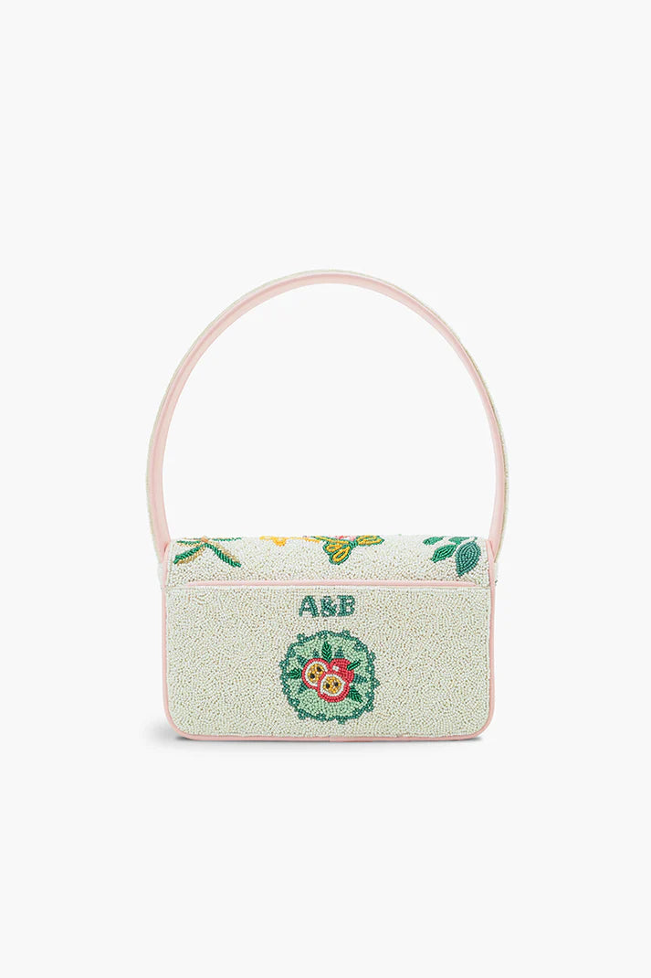 America and Beyond - Destination Beaded Shoulder Bag  - Postcard From Italy