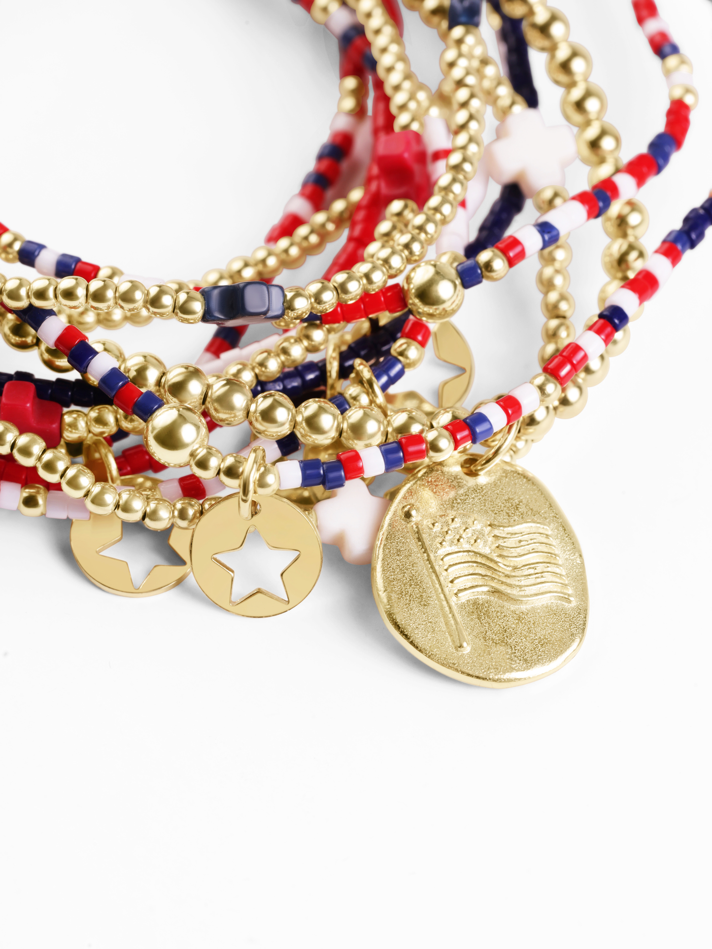 Enewton - Classic Gold 3mm Bracelet - Inspire America Gold Disc