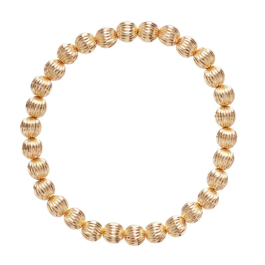 Enewton - Gold 6mm Bead Bracelet - Dignity - Findlay Rowe Designs