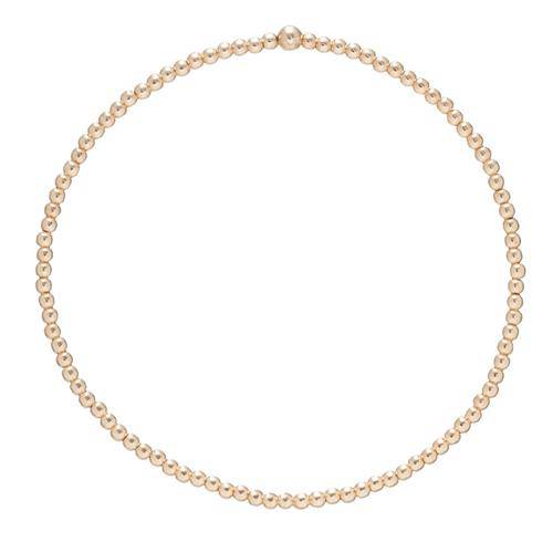Enewton - Classic Gold 2mm Bead Bracelet - Findlay Rowe Designs