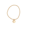 Enewton - Classic Gold 3mm Bead Bracelet - Blessed Charm - Findlay Rowe Designs