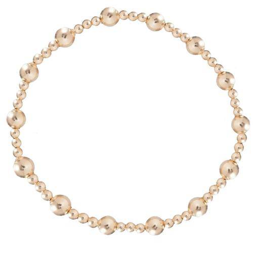 Enewton - Classic Sincerity Pattern 5mm Bead Bracelet - Gold - Findlay Rowe Designs