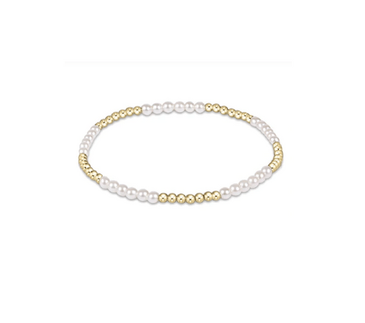 Enewton - Classic Blissful Pattern Bracelet 2.5mm Bead - 3mm Pearl - Findlay Rowe Designs