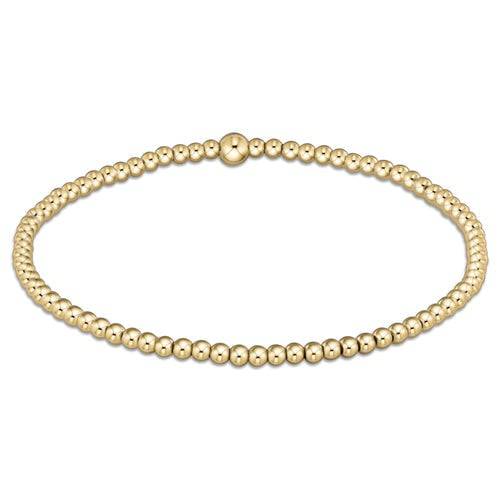 Enewton - classic gold 2.5mm bead bracelet - Findlay Rowe Designs