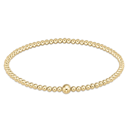 Enewton - Classic Gold 3mm Bead Bangle - Findlay Rowe Designs