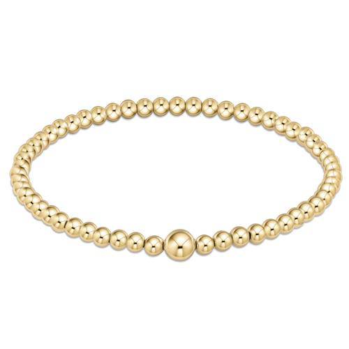 Enewton - Classic Gold 4mm Bead Bangle - Findlay Rowe Designs