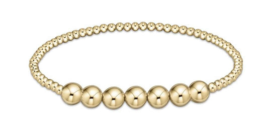 Enewton - Classic Gold Beaded Bliss 3mm Bead Bracelet - 6mm Gold - Findlay Rowe Designs
