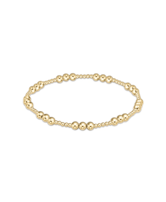 Enewton - Classic Joy Pattern 4mm Bead Bracelet - Gold - Findlay Rowe Designs