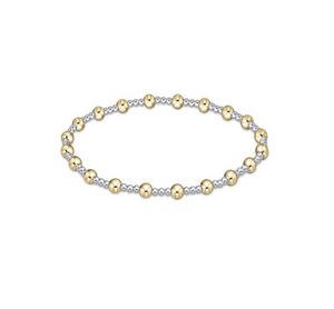 Enewton - Classic Gold Sincerity Pattern 4mm Bead Bracelet - pearl