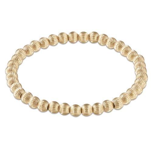 enewton -  dignity gold 5mm bead bracelet - Findlay Rowe Designs