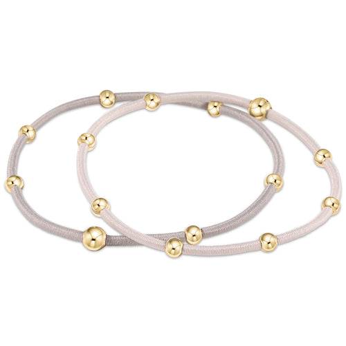 Enewton - "e"ssentials bracelet stack of 2 - neutral set - Findlay Rowe Designs