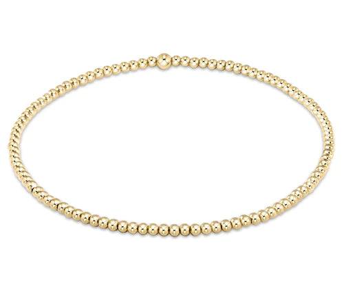 Enewton - egirl Classic Gold 2mm Bead Bracelet - Findlay Rowe Designs