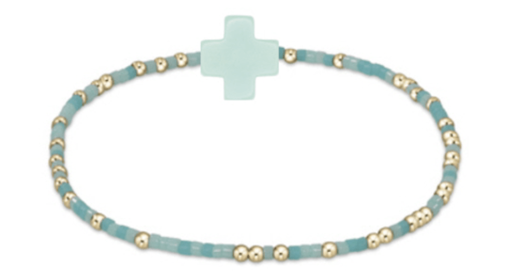 Enewton - egirl Hope Unwritten Signature Cross Bracelet - Mint To Be