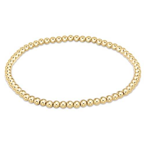 enewton extends - classic gold 3mm bead bracelet - Findlay Rowe Designs
