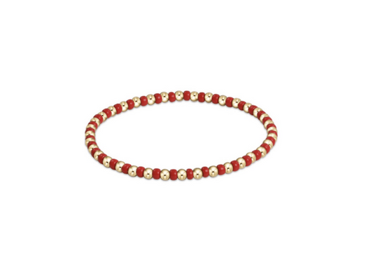Enewton - Gameday Hope Grateful Bracelet - Bright Red - Findlay Rowe Designs