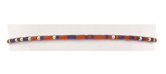 Enewton - Gameday Hope Unwritten Bracelet - Bright Orange-Purple - Findlay Rowe Designs