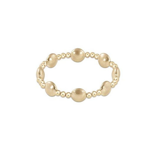 Enewton - Honesty Gold Sincerity Pattern 10mm Bead Bracelet - Findlay Rowe Designs