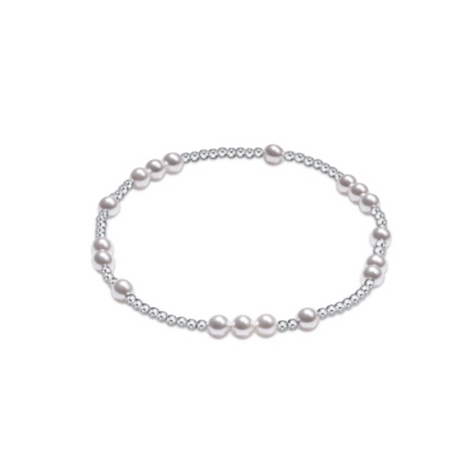 Enewton - Hope Unwritten Sterling 4mm Bead Bracelet - Pearl - Findlay Rowe Designs